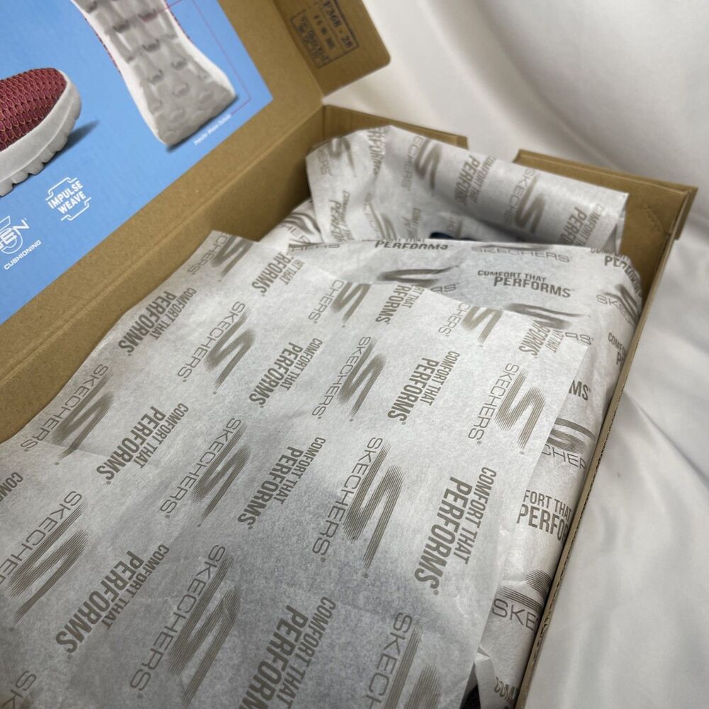 Skechers GoWalk Joy Sensational Day Navy/White 124187 Womens Size 12 New in Box - Picture 6 of 7